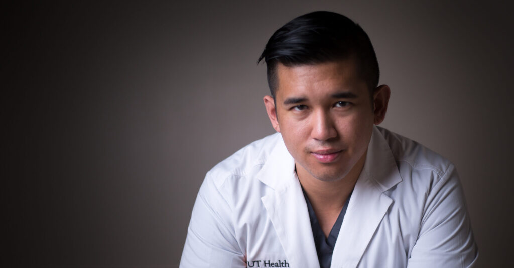 This is Ryan's picture. He overcame testicular cancer to pursue a career in medicine.