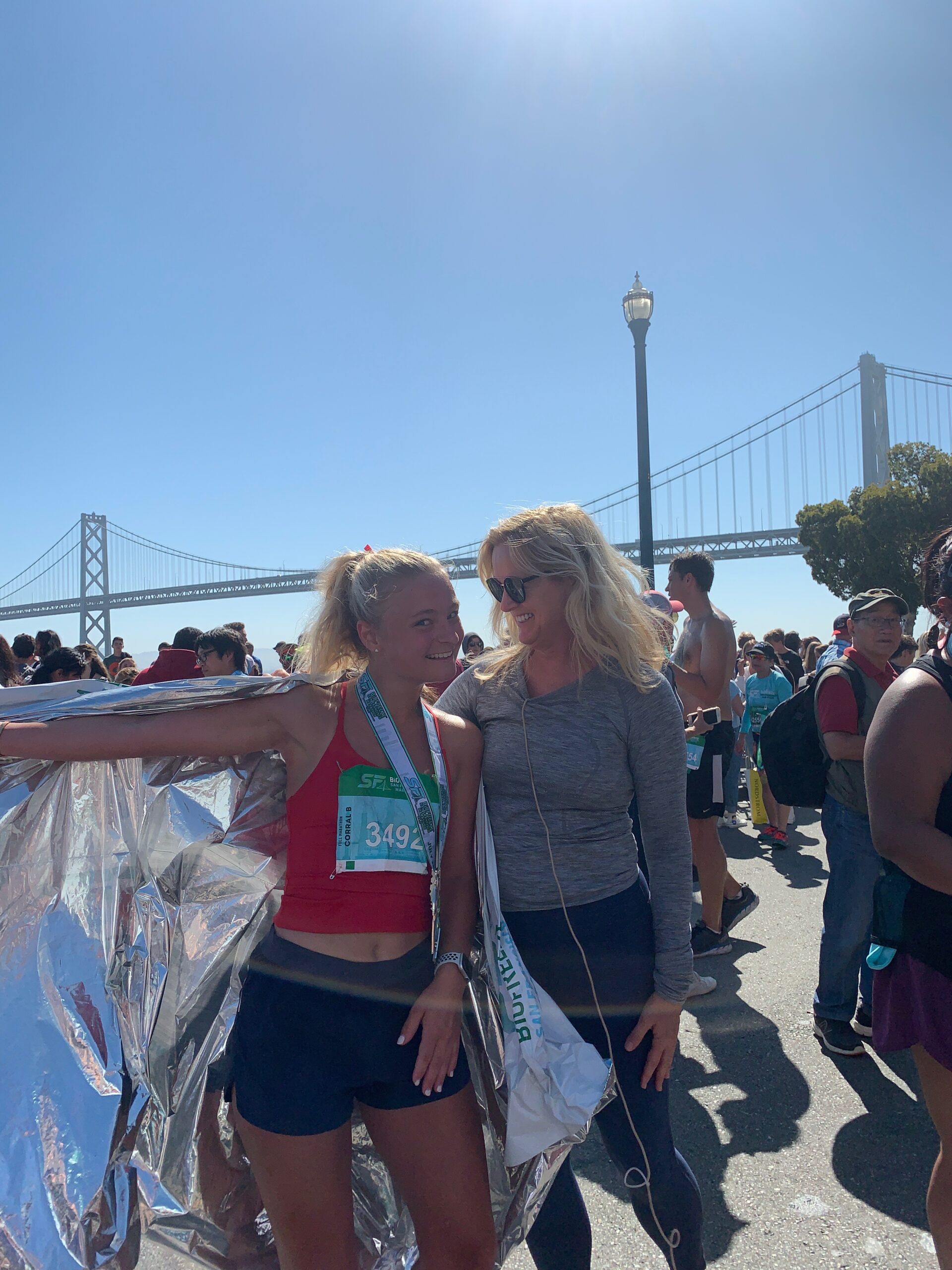 Claire Schenken describes the importance of "running for somehting bigger than myself"